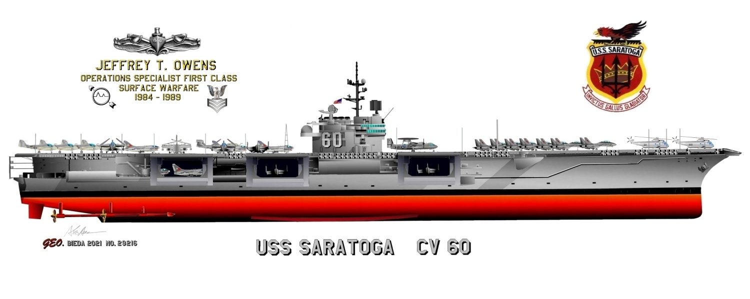 USS Saratoga CV60 Painting