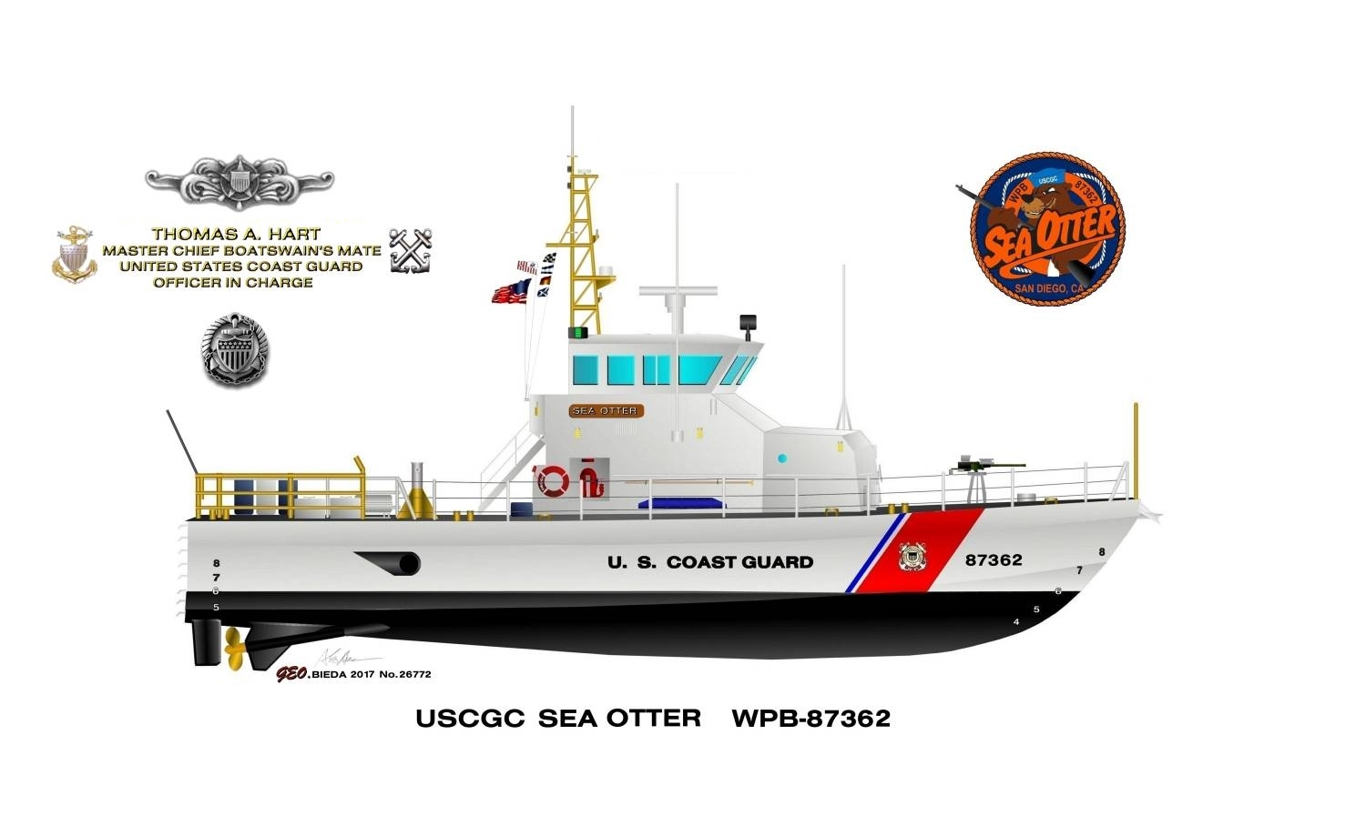 USCGC Sea Otter WPB-87362 Painting