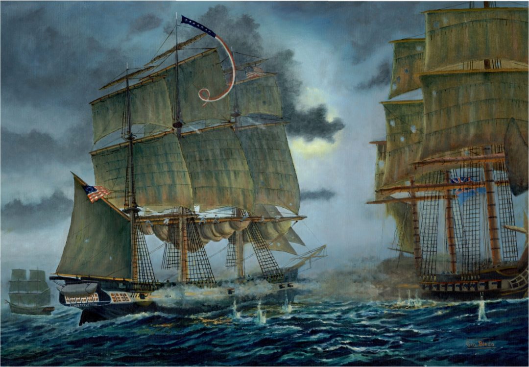 The-capture-of-HMS-Cyane-and-HMS-Levant-by-USS-Constitution